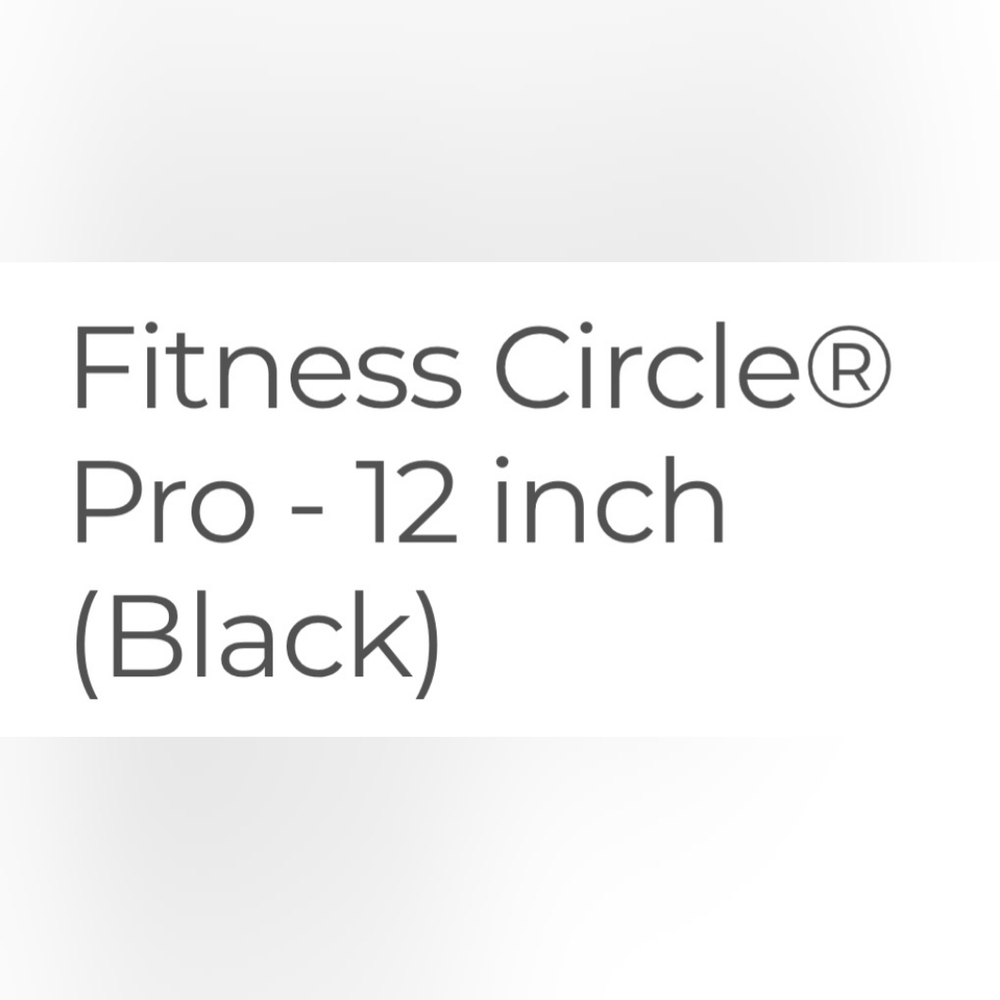 Black Pilates Merrithew Pro Ring 12" Fitness Circle® ProFirm resistance · Steel - Picture 8 of 8